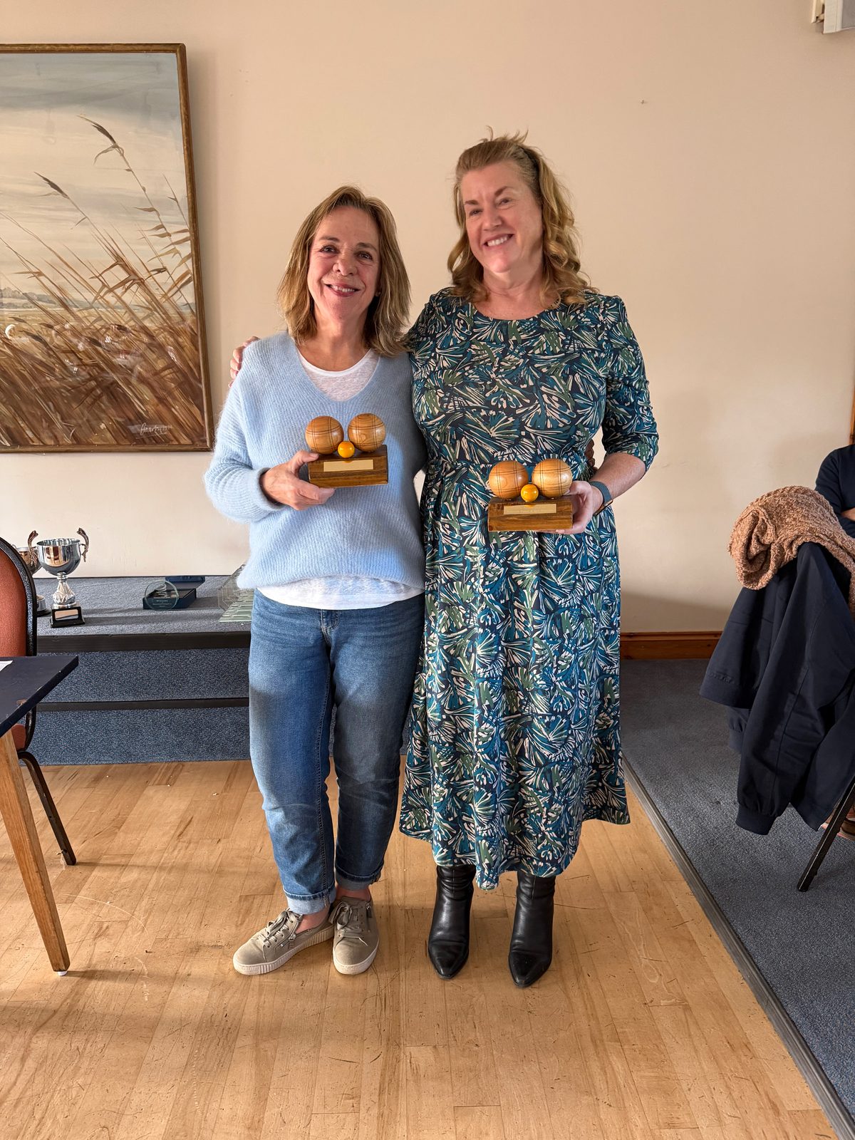 2026 Ladies League (Boules on Fire) Winners - Deborah Baker & Bev Wheeler